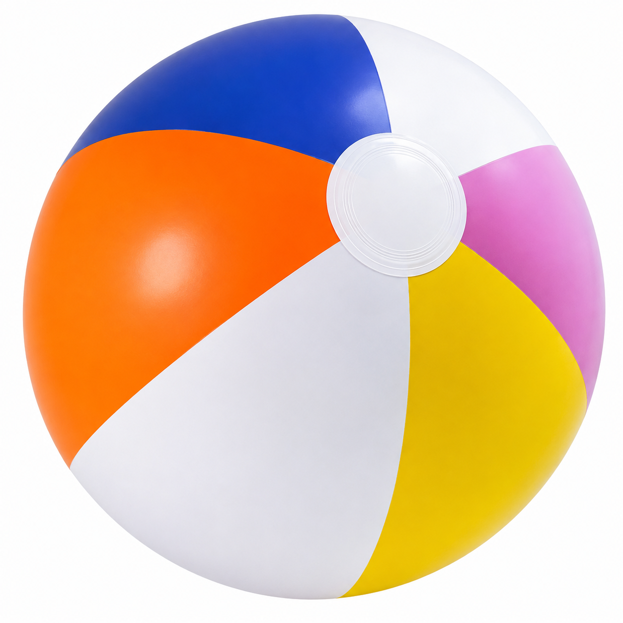 AB-1003PWOB 16" Inflatable Multi-Color Beach Ball