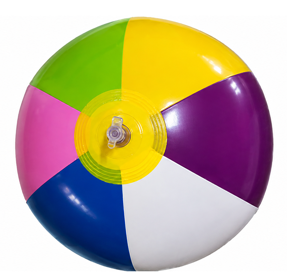 AB-2282  16” Inflatable Easter Beach Ball 