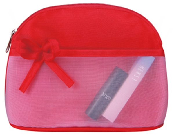 AW-494 Holiday Bow Cosmetic Bag