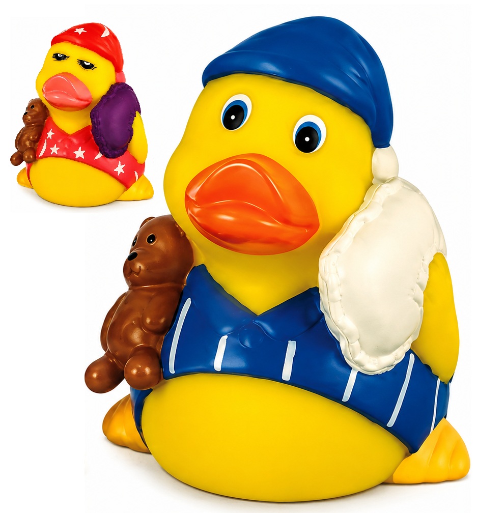 AD-7004 Rubber Sleepy Time Duck ©