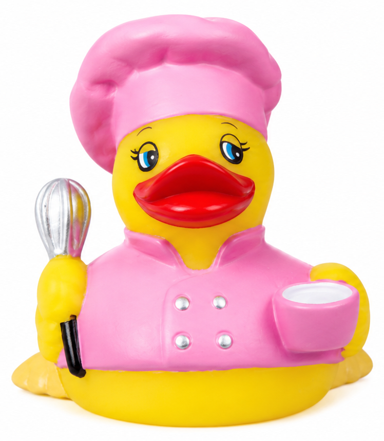 AD-8107 Rubber Ms. Chef Duck ©