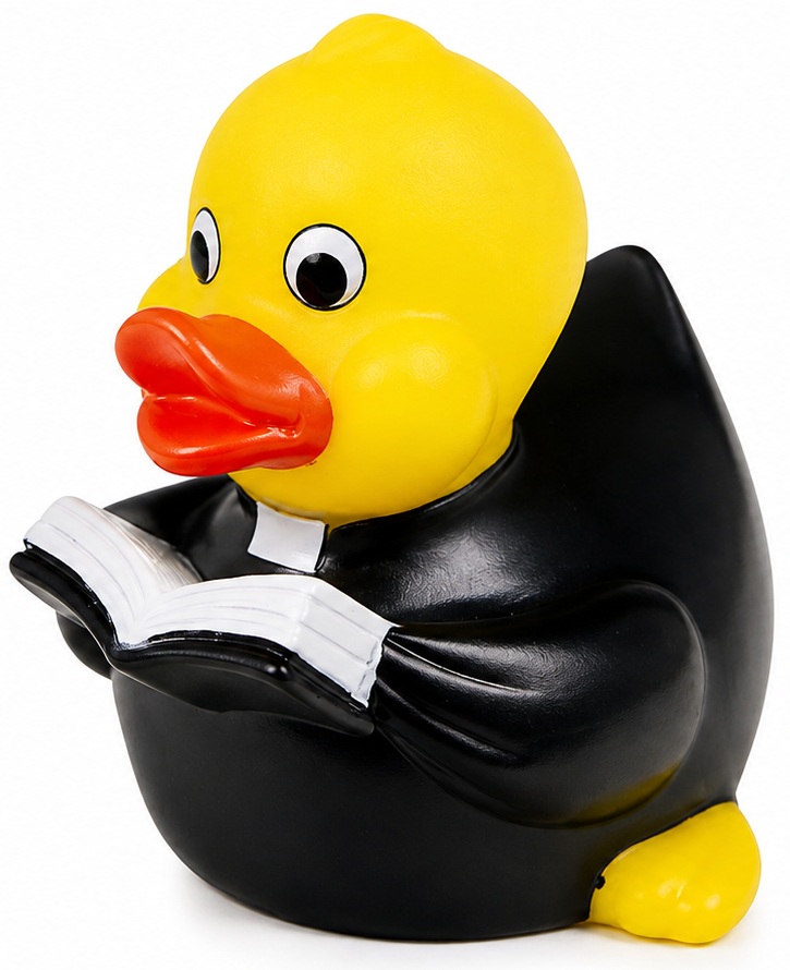 AD-8109 Rubber Priest Duck ©