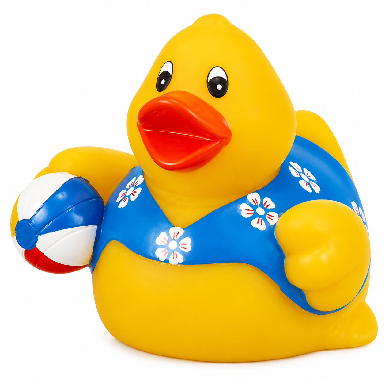AD-8091 Rubber Beach Party Duck w/ Ball ©
