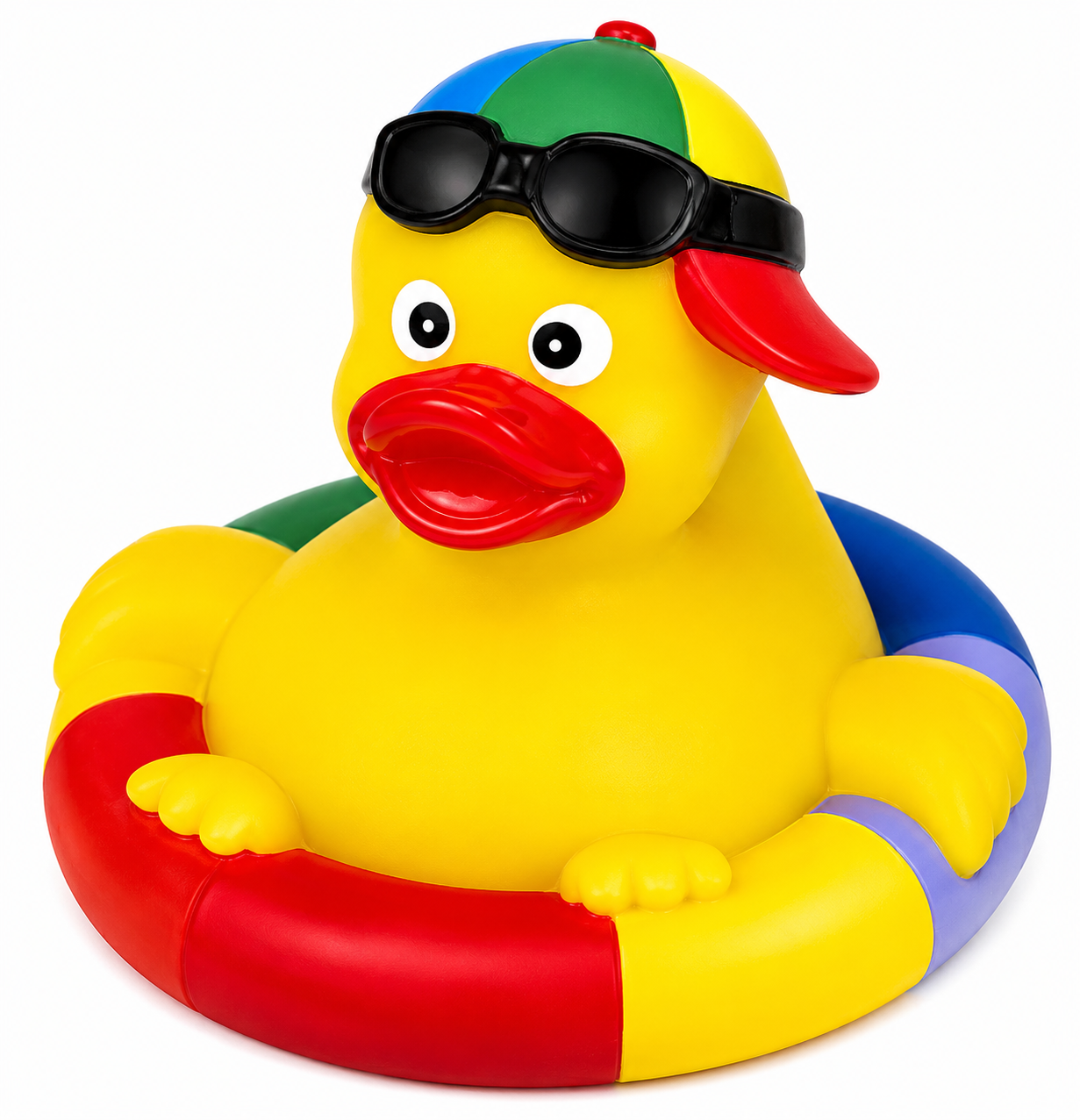 AD-8078 Rubber Rainbow Bobbin Buddy Duck ©