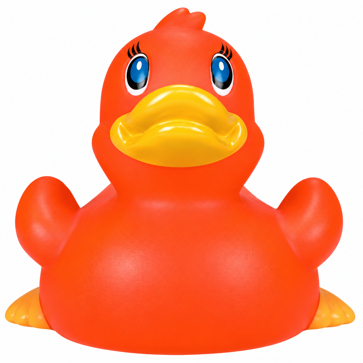 AD-5082 Rubber Orange Duck ©
