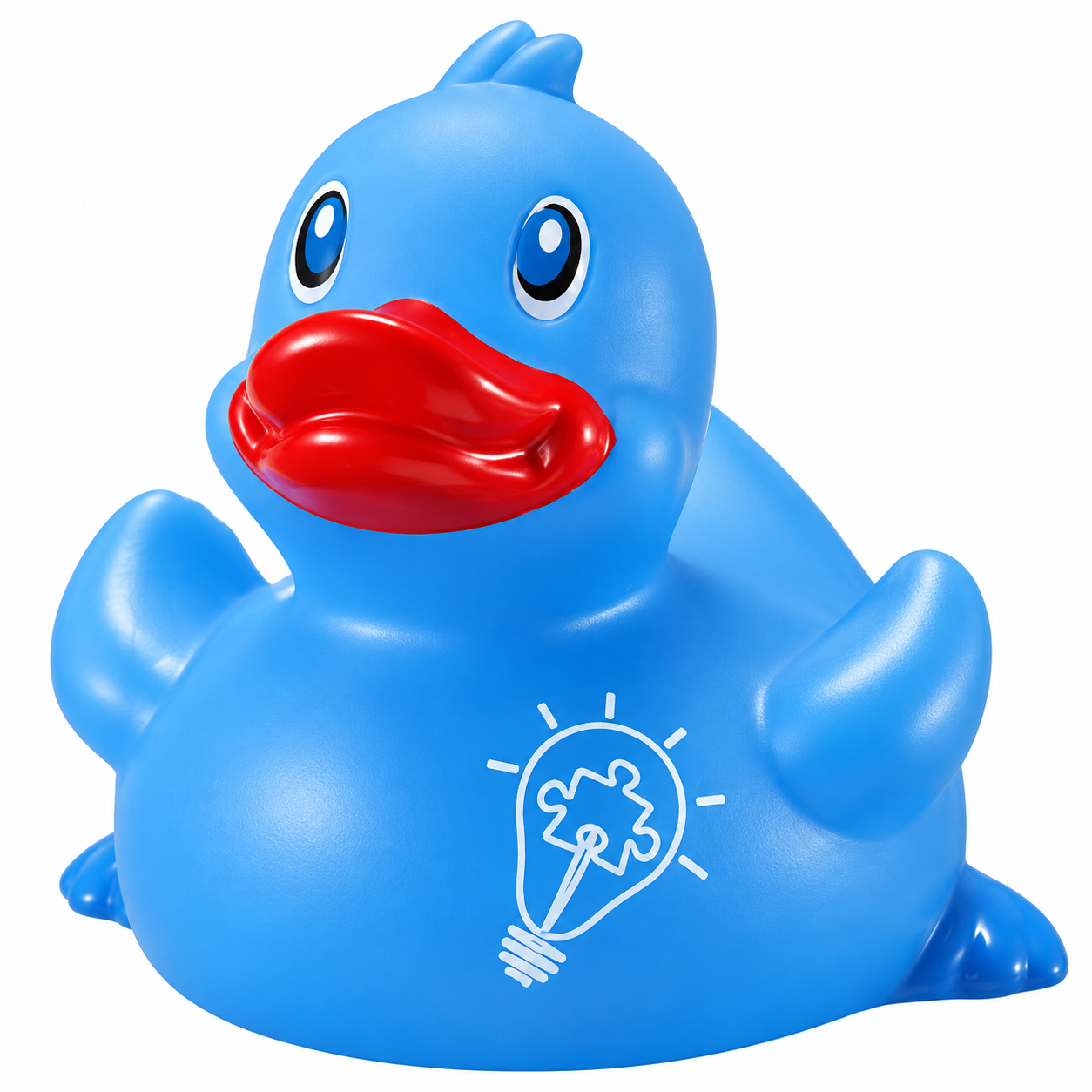 AD-8100 Rubber "Autism Awareness" Duck